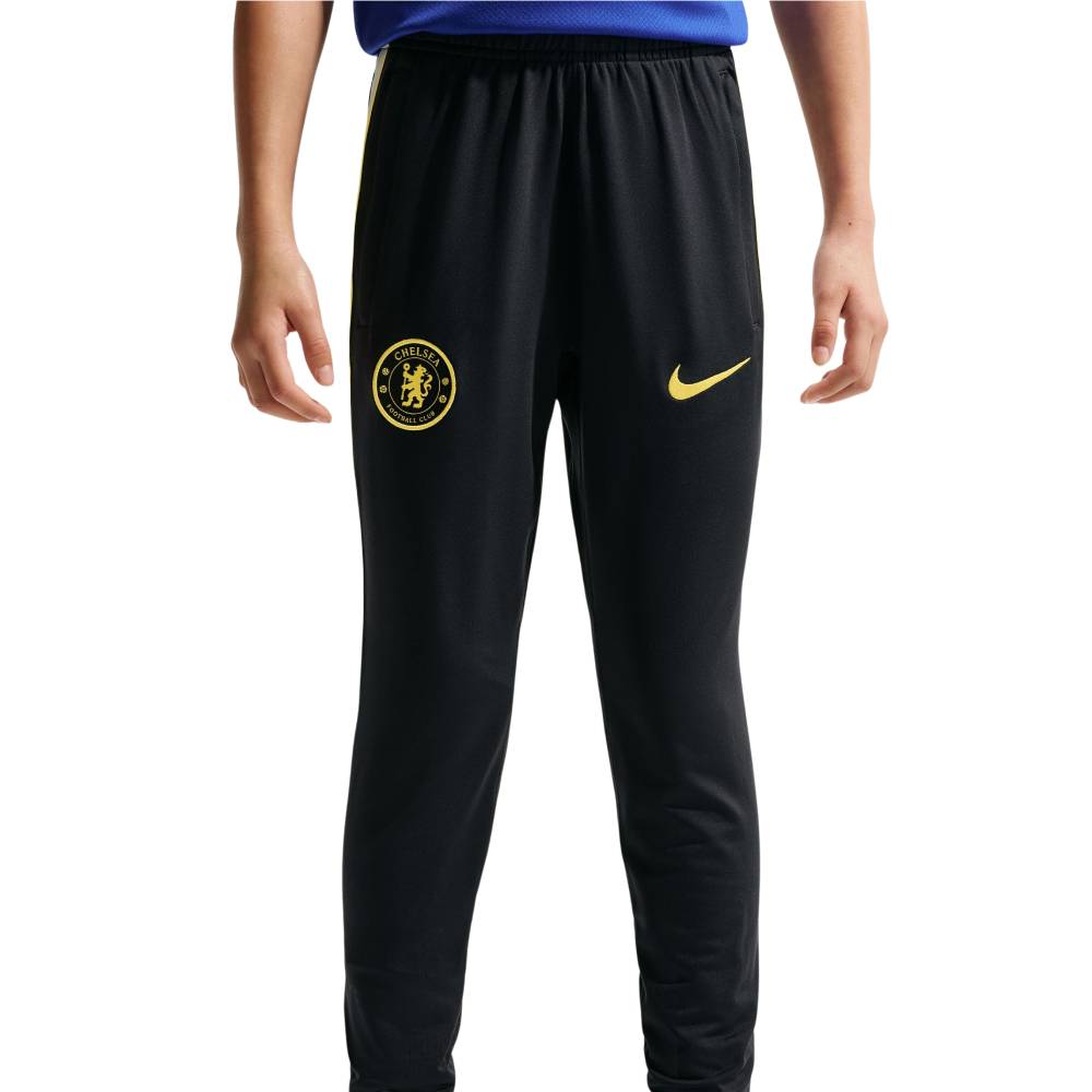 Nike Chelsea Strike Trainingsbroek 2026-2027 Kids Donkerblauw Wit Goudgeel Nike Chelsea Strike Trainingsbroek 2026-2027 Kids Donkerblauw Wit Goudgeel