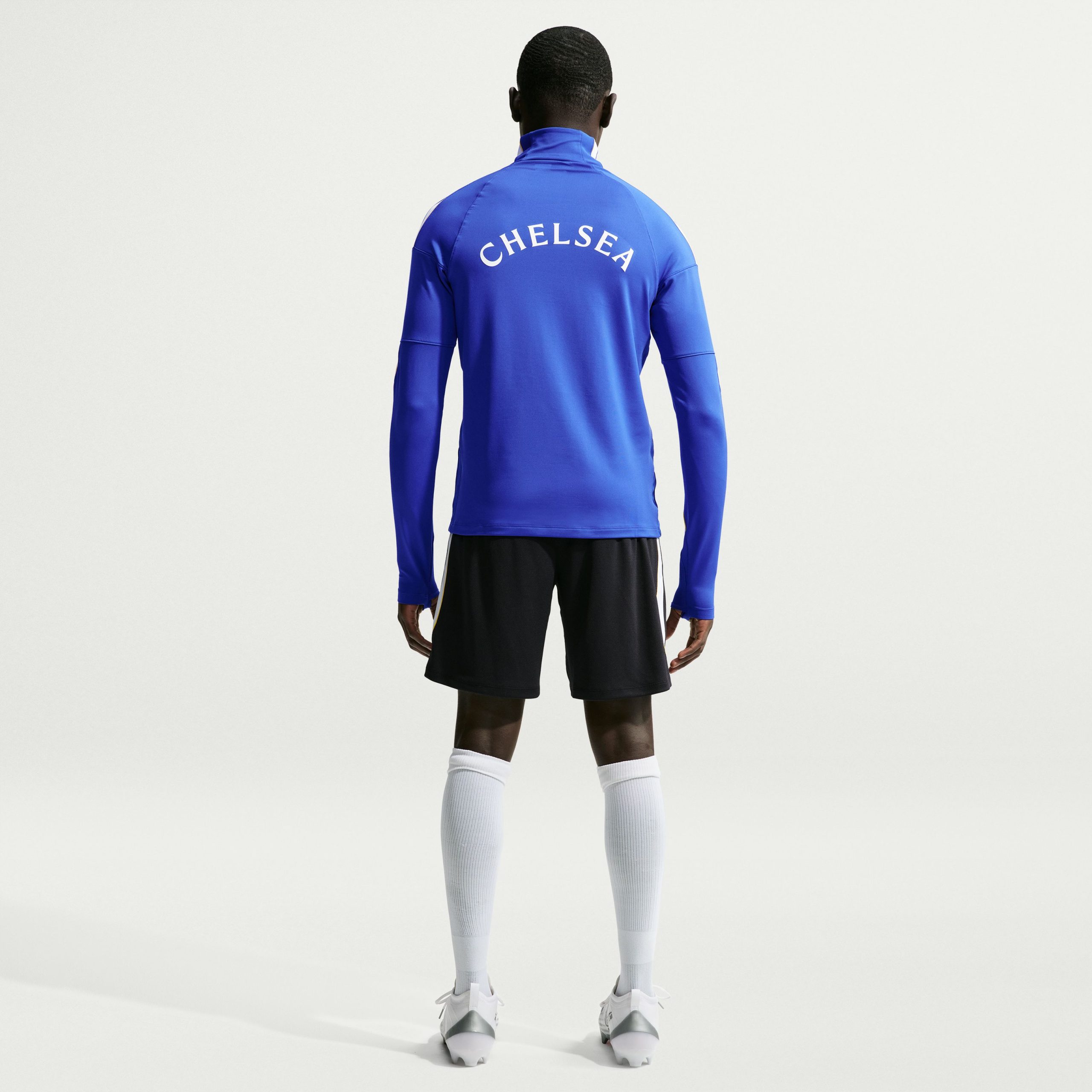 Nike Chelsea Strike Trainingstrui 1/4-Zip 2026-2027 Blauw Goudgeel Wit Nike Chelsea Strike Trainingstrui 1/4-Zip 2026-2027 Blauw Goudgeel Wit - foto 2