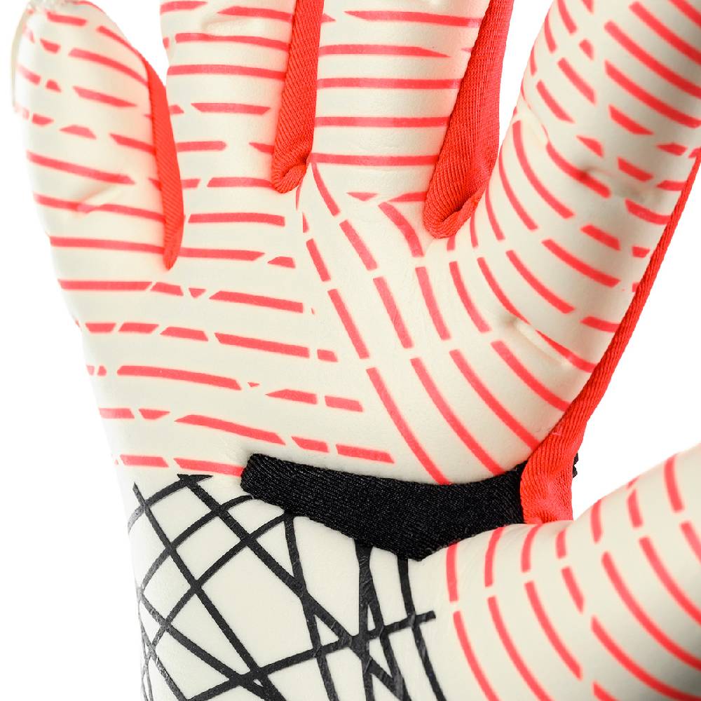 Uhlsport FM Ultragrip Hybrid Keepershandschoenen Felrood Zwart Felgeel Uhlsport FM Ultragrip Hybrid Keepershandschoenen Felrood Zwart Felgeel - Afbeelding 2