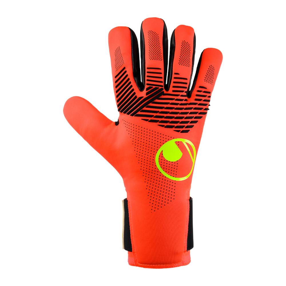 Uhlsport FM Absolutgrip HN Fit Keepershandschoenen Felrood Zwart Felgeel Uhlsport FM Absolutgrip HN Fit Keepershandschoenen Felrood Zwart Felgeel