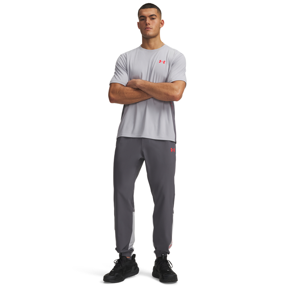Under Armour Tech Utility Woven Trainingsbroek Donkergrijs Lichtgrijs Rood Under Armour Tech Utility Woven Trainingsbroek Donkergrijs Lichtgrijs Rood - Afbeelding 5