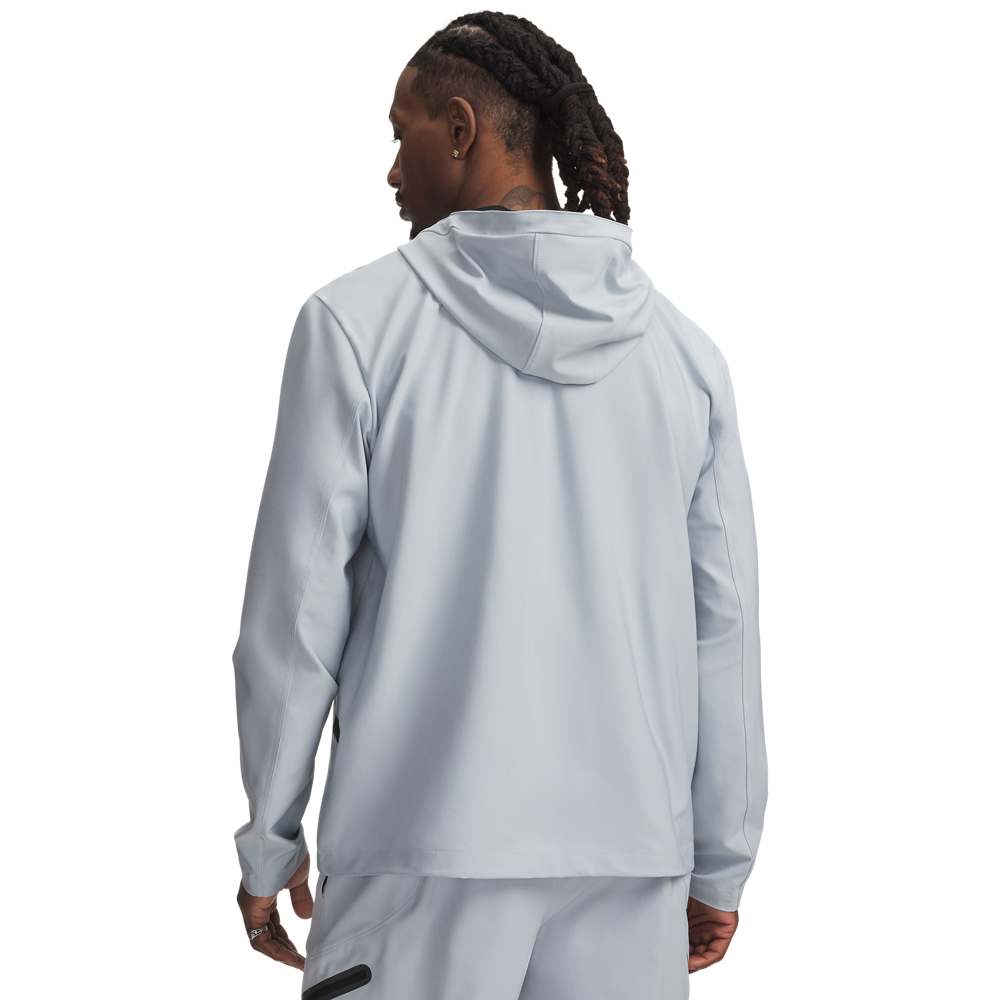 Under Armour Unstoppable Woven Jack Lichtgrijs Zwart Under Armour Unstoppable Woven Jack Lichtgrijs Zwart - Afbeelding 2