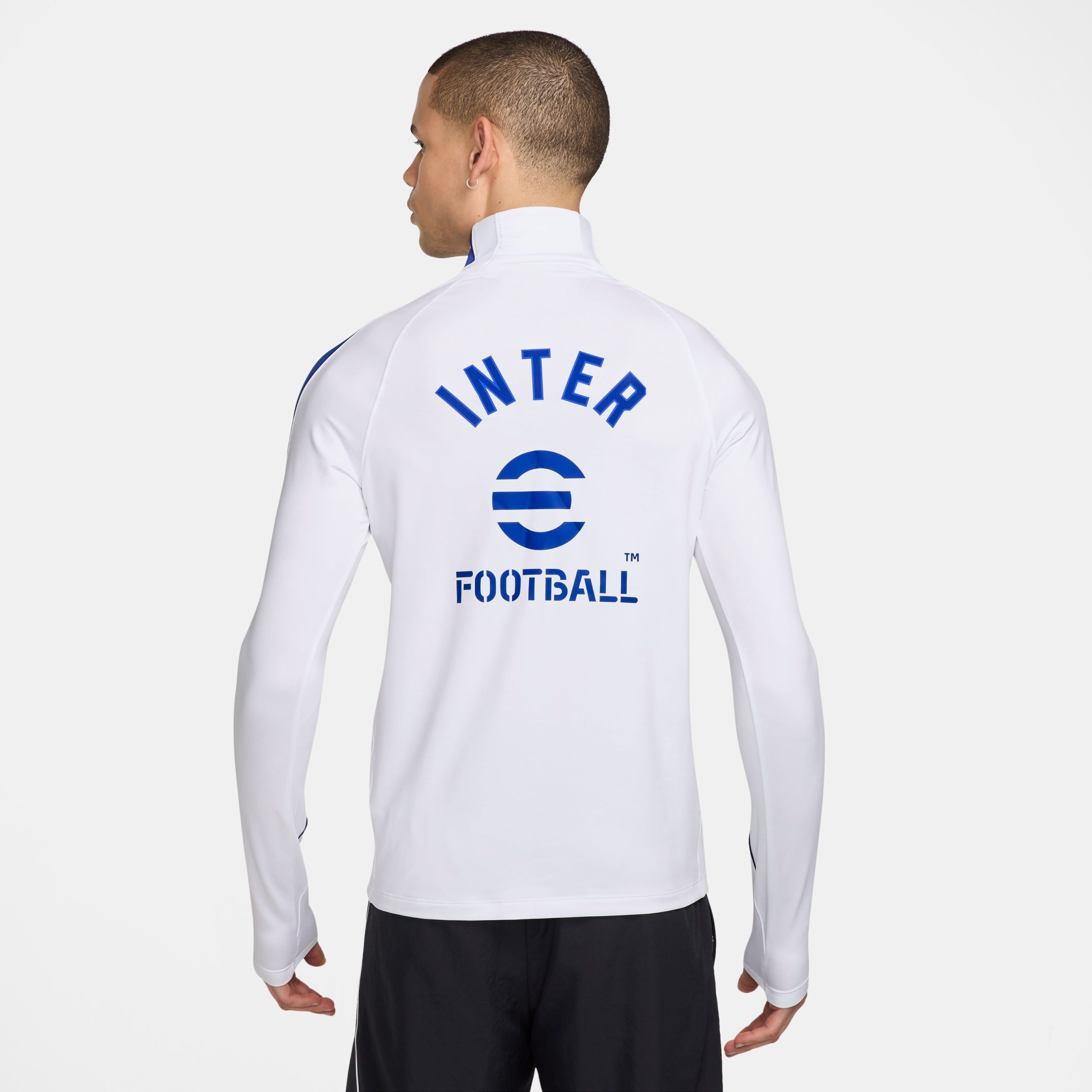 Nike Inter Milan Strike Trainingstrui 1/4-Zip 2026-2027 Wit Donkerblauw Nike Inter Milan Strike Trainingstrui 1/4-Zip 2026-2027 Wit Donkerblauw - foto 2