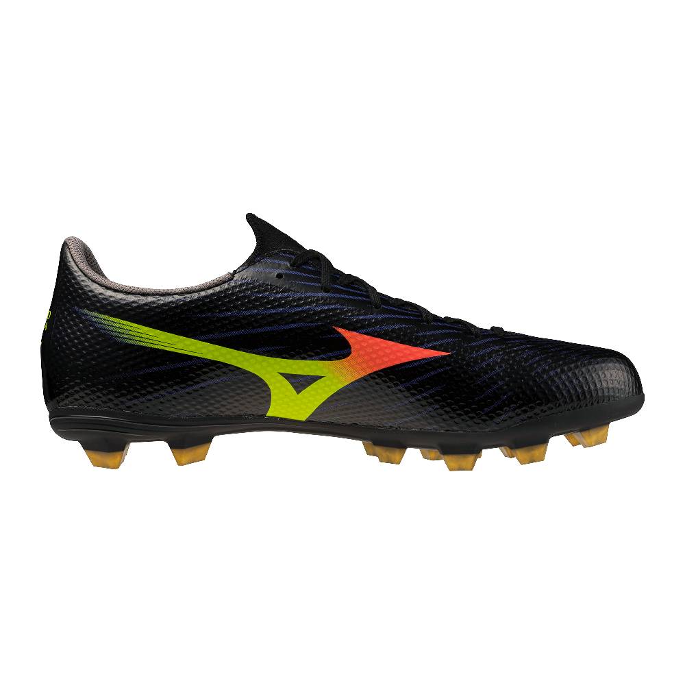 Mizuno Alpha III Select Gras Voetbalschoenen (FG) Zwart Lava Oranje Mizuno Alpha III Select Gras Voetbalschoenen (FG) Zwart Lava Oranje - Afbeelding 3