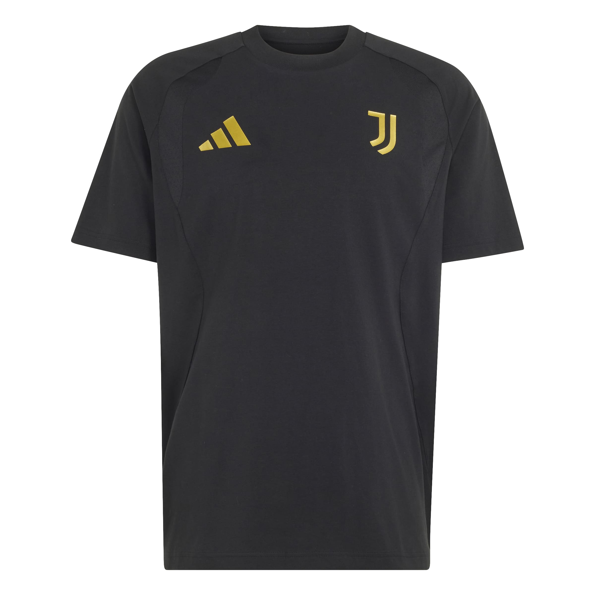 Adidas Juventus Tiro Travel T-Shirt 2026-2027 Zwart Goud Adidas Juventus Tiro Travel T-Shirt 2026-2027 Zwart Goud