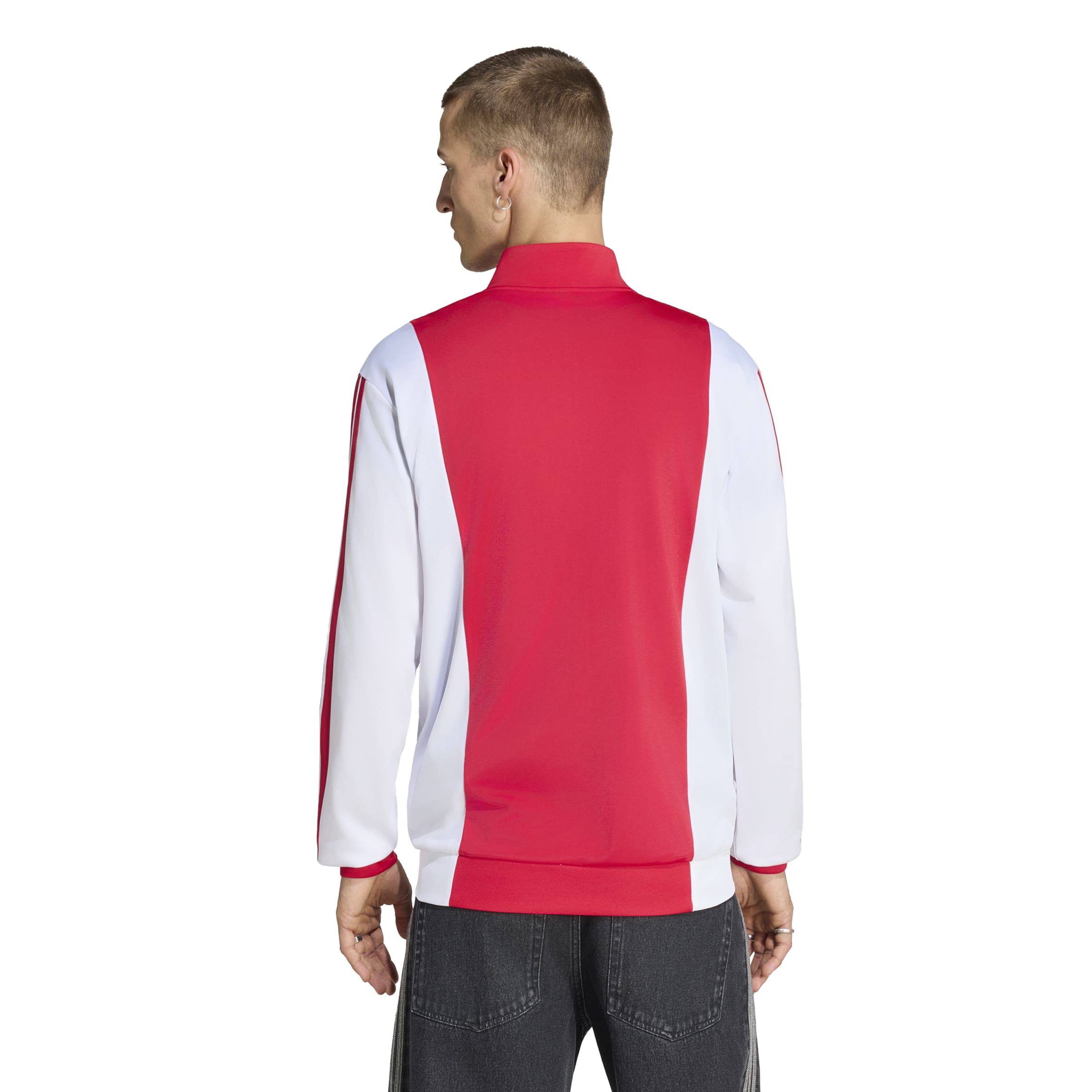 Adidas Ajax Anthem Trainingsjack 2026-2027 Rood Wit Adidas Ajax Anthem Trainingsjack 2026-2027 Rood Wit - Afbeelding 2