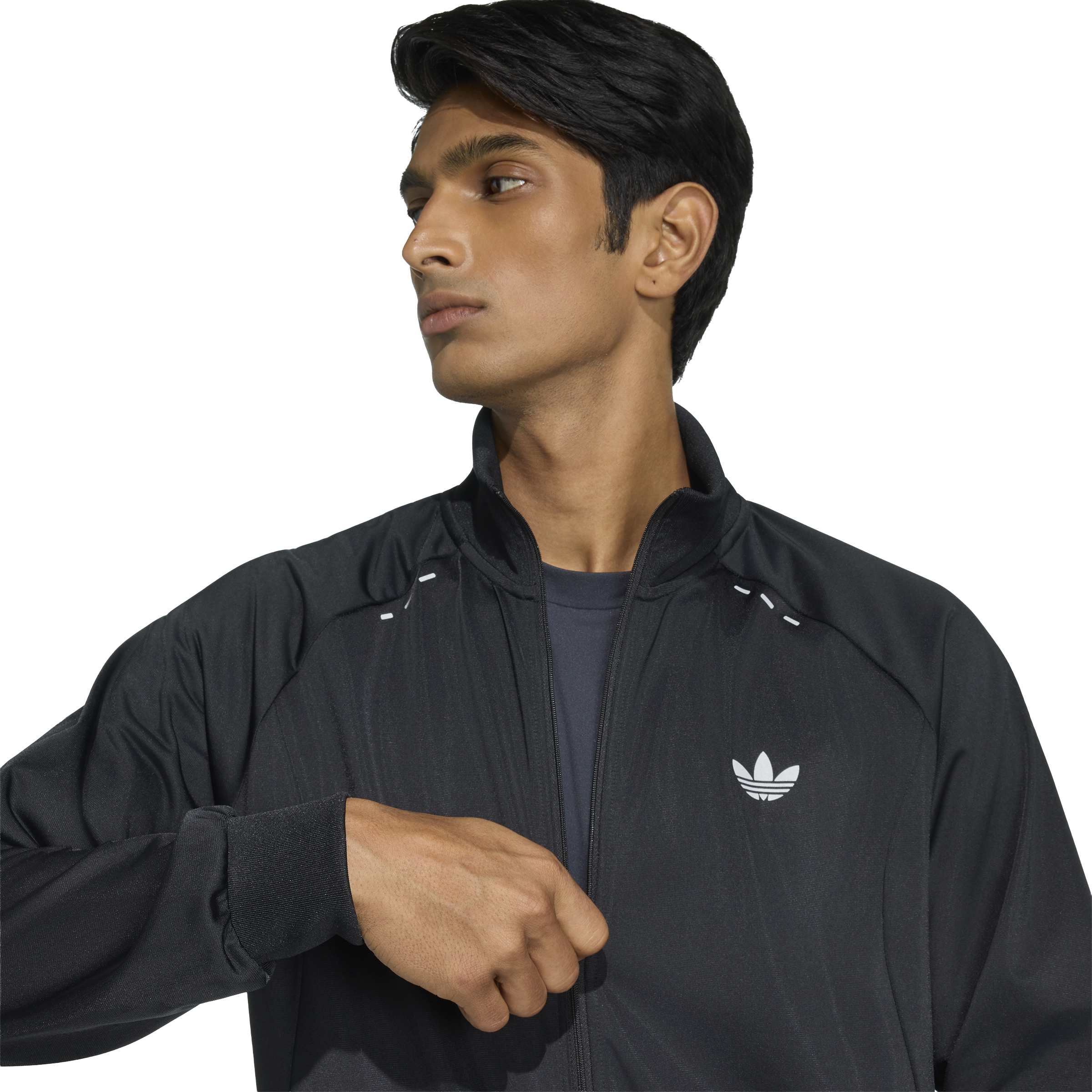 Adidas Tech Essential Trainingspak Zwart Wit Adidas Tech Essential Trainingspak Zwart Wit - Afbeelding 4