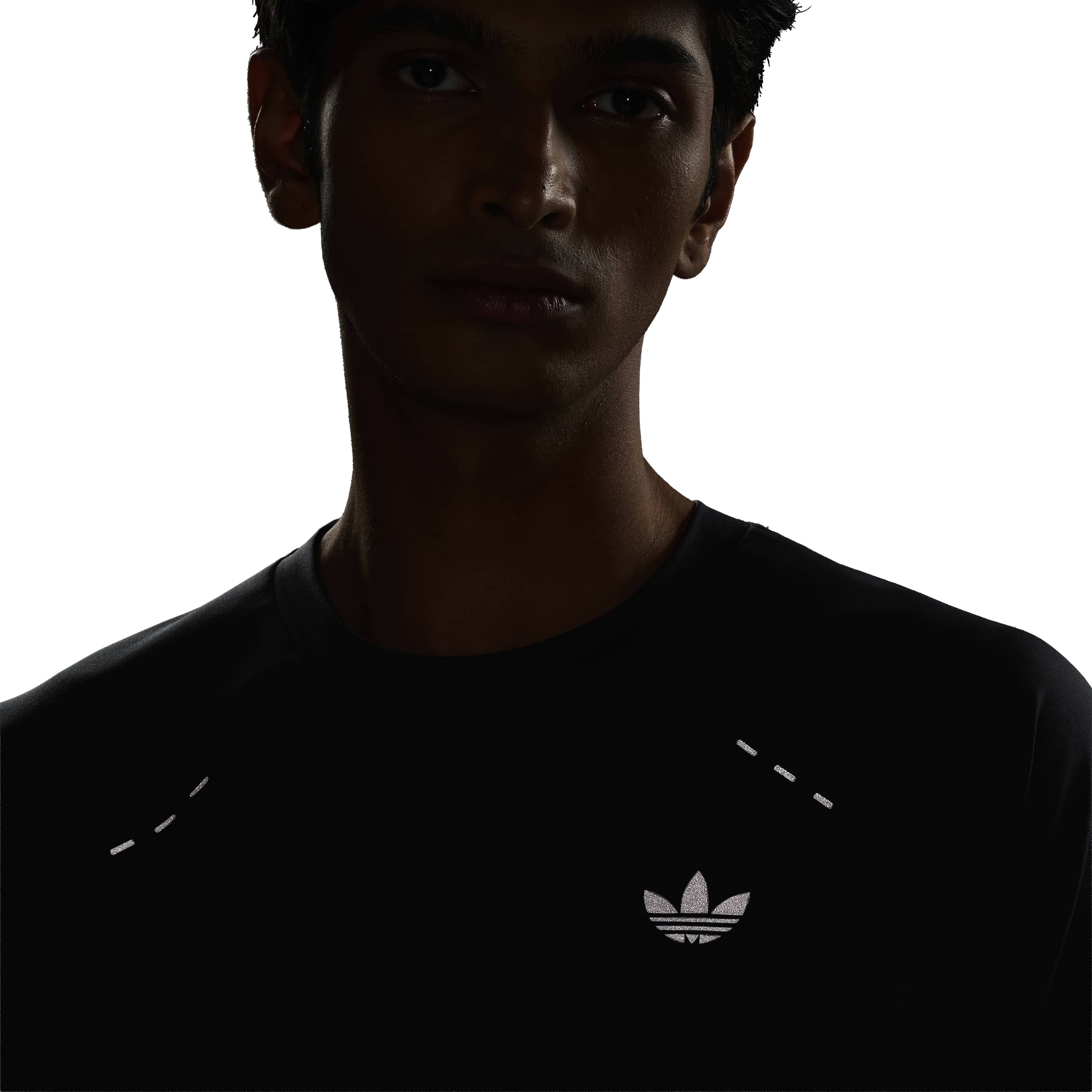 Adidas Tech Trefoil Essential T-Shirt Donkergrijs Zilver Adidas Tech Trefoil Essential T-Shirt Donkergrijs Zilver - Afbeelding 5