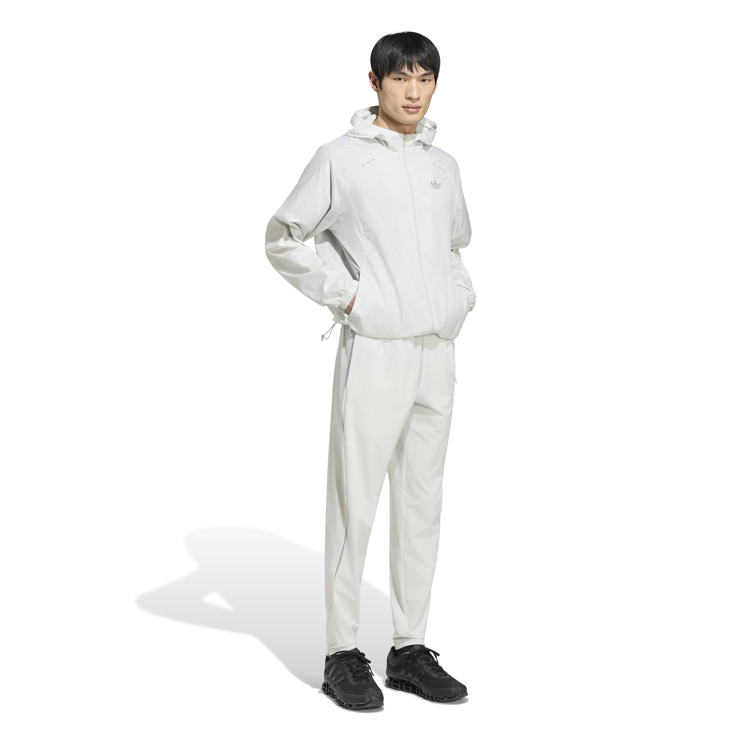 Adidas Tech Essential Woven Trainingsjack Lichtgrijs Zilver Adidas Tech Essential Woven Trainingsjack Lichtgrijs Zilver - Afbeelding 5