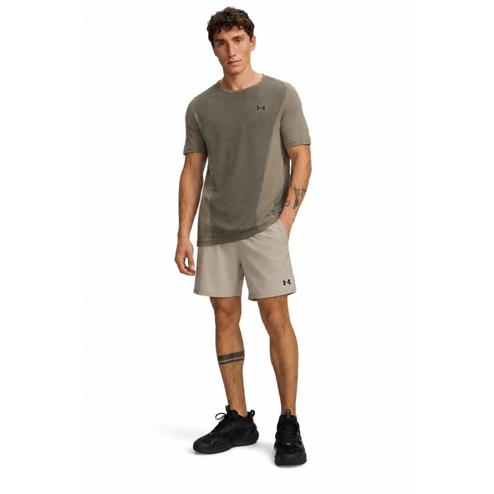 Under Armour Vanish Woven Seamless Trainingsset Bruin Lichtbruin Beige Zwart Under Armour Vanish Woven Seamless Trainingsset Bruin Lichtbruin Beige Zwart
