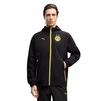 PUMA Borussia Dortmund Pumatech Woven Trainingspak 2026-2027 Zwart Geel - foto 2