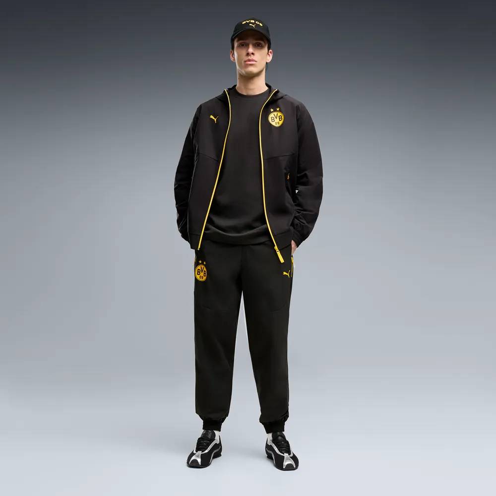 PUMA Borussia Dortmund Pumatech Woven Trainingsbroek 2026-2027 Zwart Geel PUMA Borussia Dortmund Pumatech Woven Trainingsbroek 2026-2027 Zwart Geel - foto 3