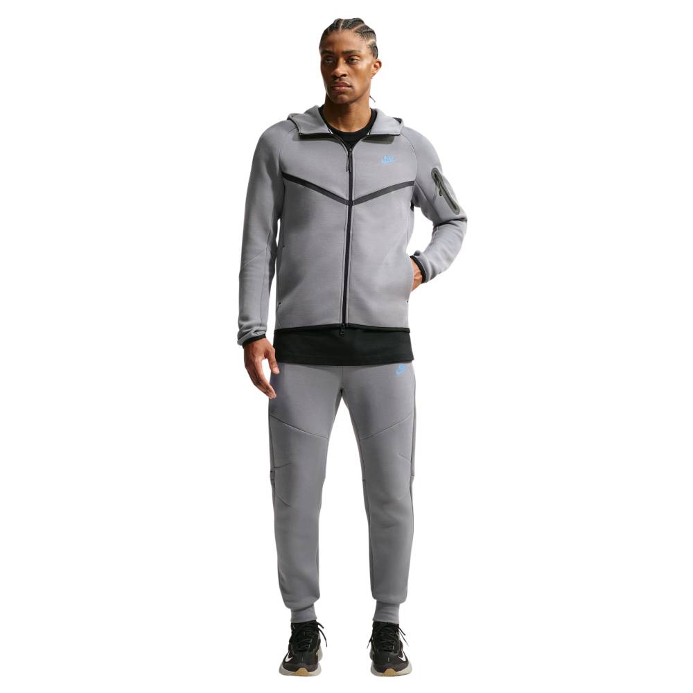Nike Tech Fleece Sportswear Trainingspak Donkergrijs Blauw Zwart Nike Tech Fleece Sportswear Trainingspak Donkergrijs Blauw Zwart