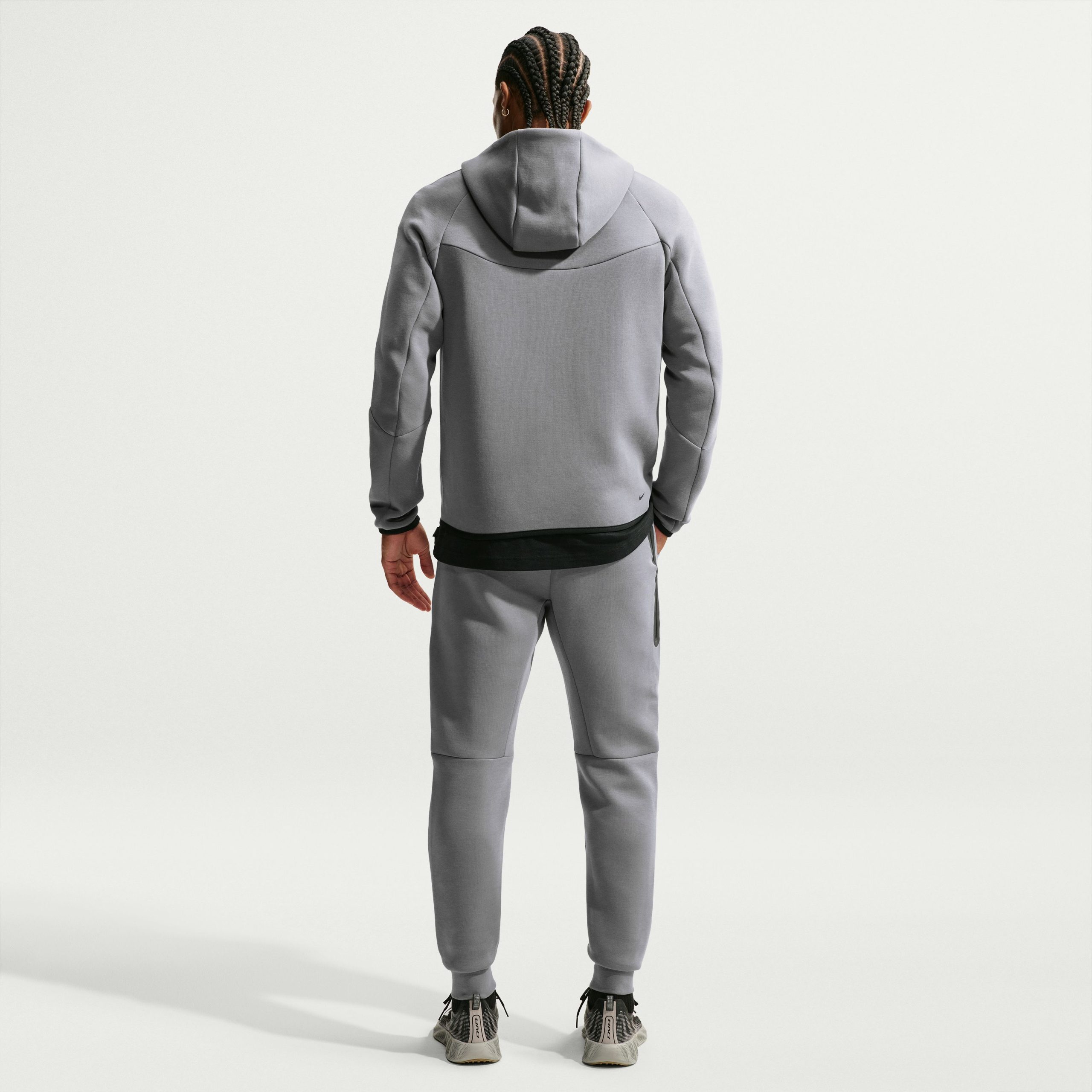 Nike Tech Fleece Sportswear Trainingspak Donkergrijs Blauw Zwart Nike Tech Fleece Sportswear Trainingspak Donkergrijs Blauw Zwart - Afbeelding 2