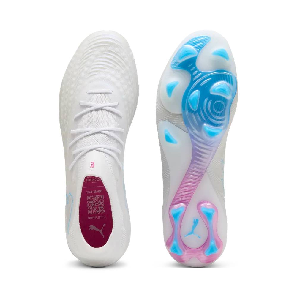 PUMA Future 9 Ultimate Gras Voetbalschoenen (FG) Wit Felblauw Felroze PUMA Future 9 Ultimate Gras Voetbalschoenen (FG) Wit Felblauw Felroze - Afbeelding 5