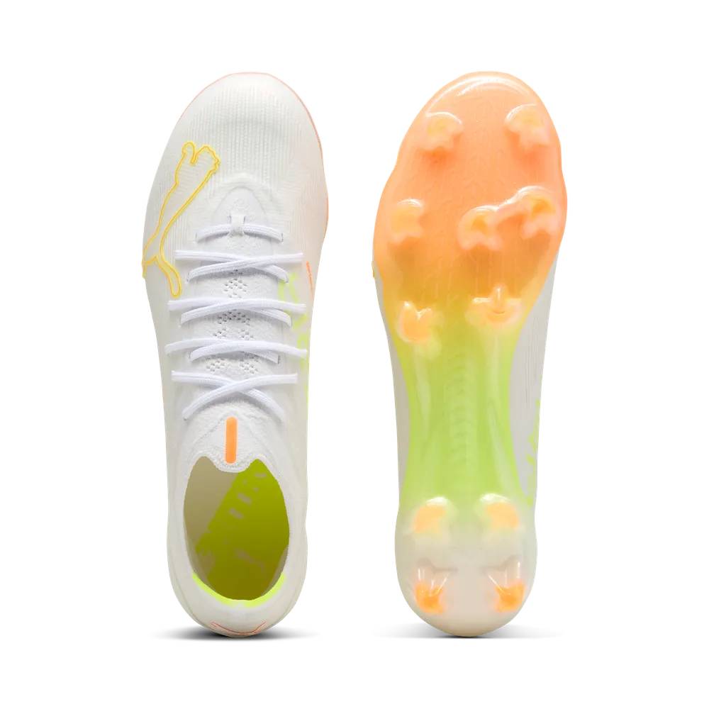 PUMA Ultra Nitro 7 Ultimate Gras Voetbalschoenen (FG) Wit Geel Oranje PUMA Ultra Nitro 7 Ultimate Gras Voetbalschoenen (FG) Wit Geel Oranje - Afbeelding 5