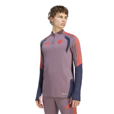 Adidas Bayern München Europees Trainingspak 1/4-Zip 2026-2027 Lichtpaars Zwart Rood - foto 2