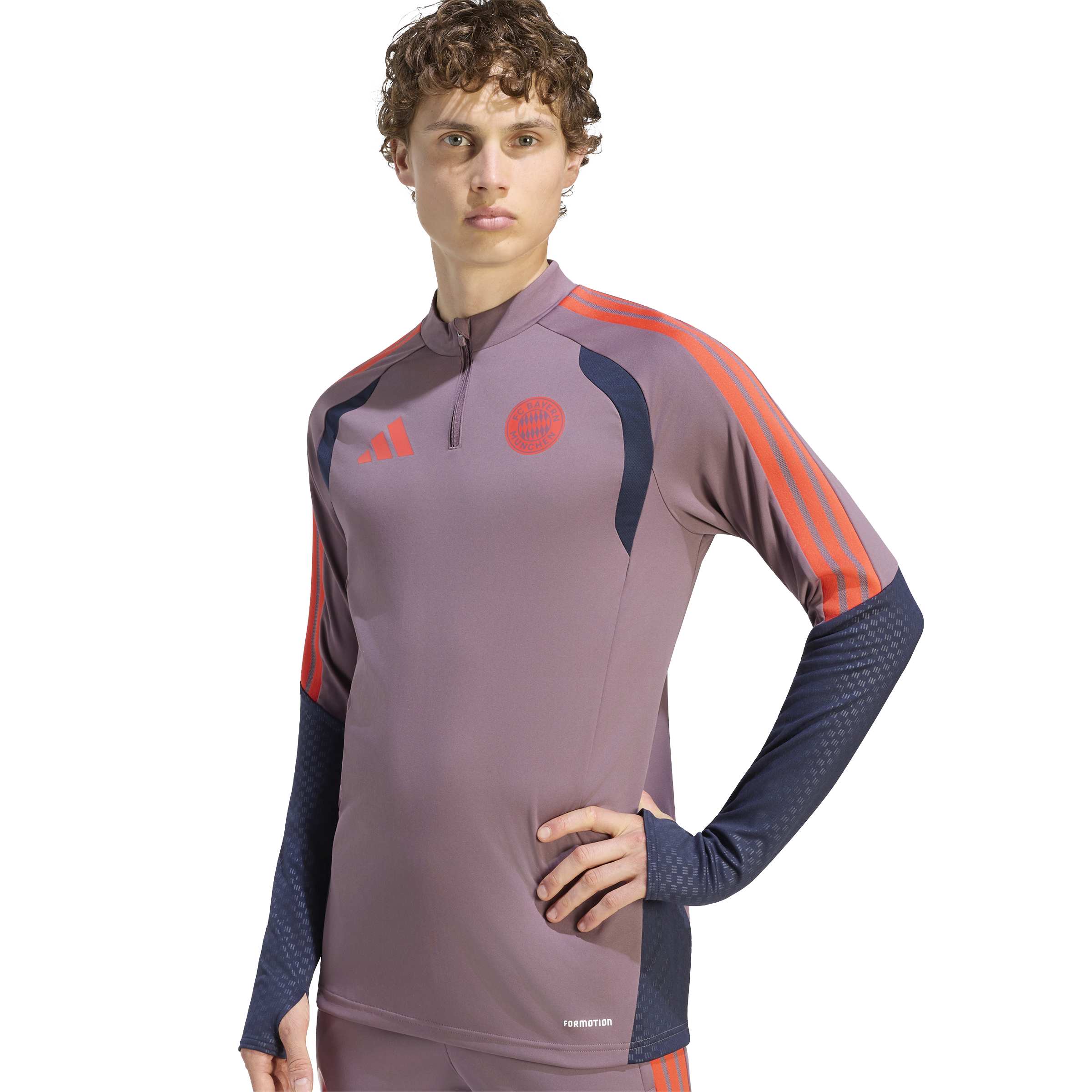 Adidas Bayern München Europees Trainingspak 1/4-Zip 2026-2027 Lichtpaars Zwart Rood Adidas Bayern München Europees Trainingspak 1/4-Zip 2026-2027 Lichtpaars Zwart Rood - foto 4