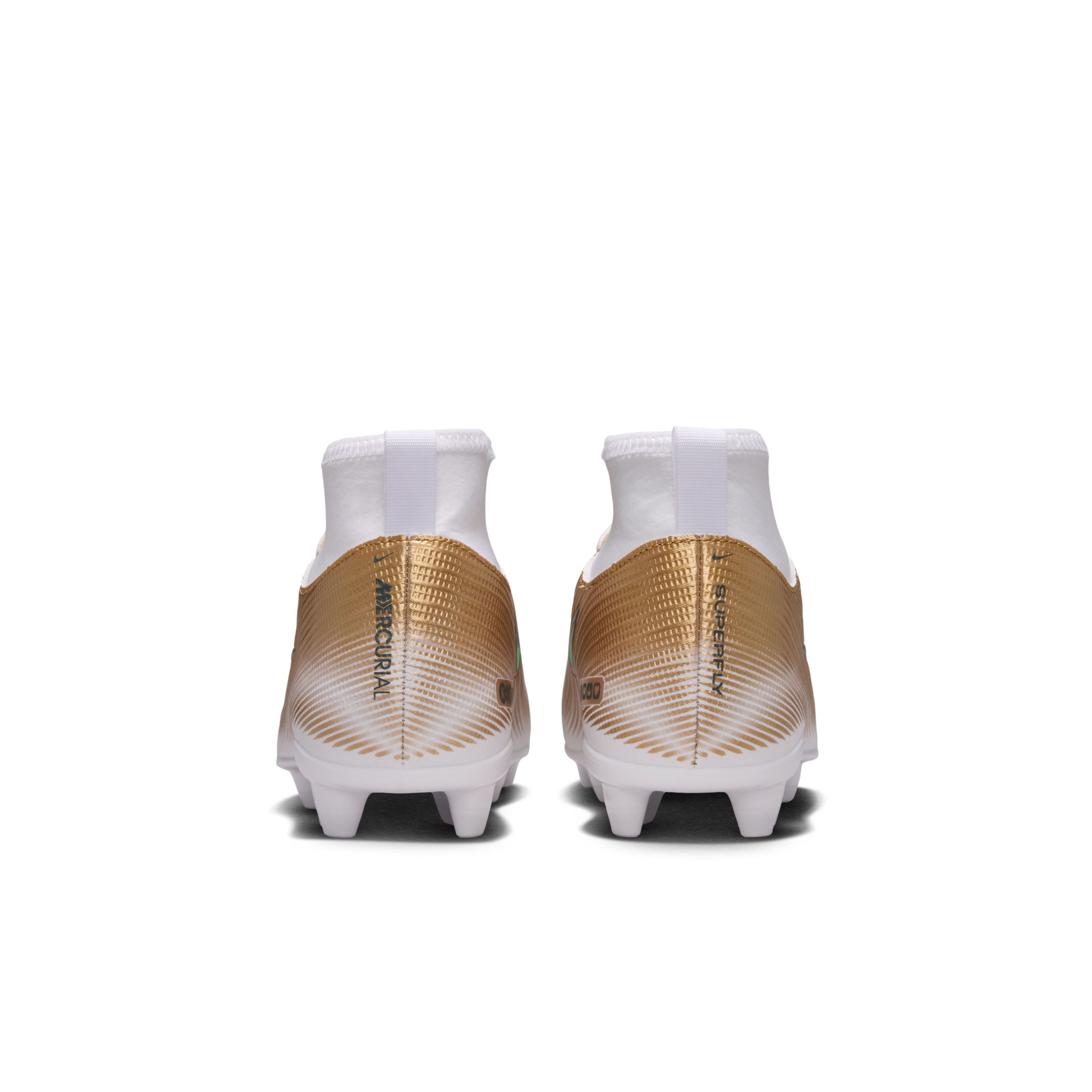 Nike Mercurial Superfly 11 Mbappé Club Gras / Kunstgras Voetbalschoenen (MG) Kids Goud Groen Wit Nike Mercurial Superfly 11 Mbappé Club Gras / Kunstgras Voetbalschoenen (MG) Kids Goud Groen Wit - Afbeelding 6
