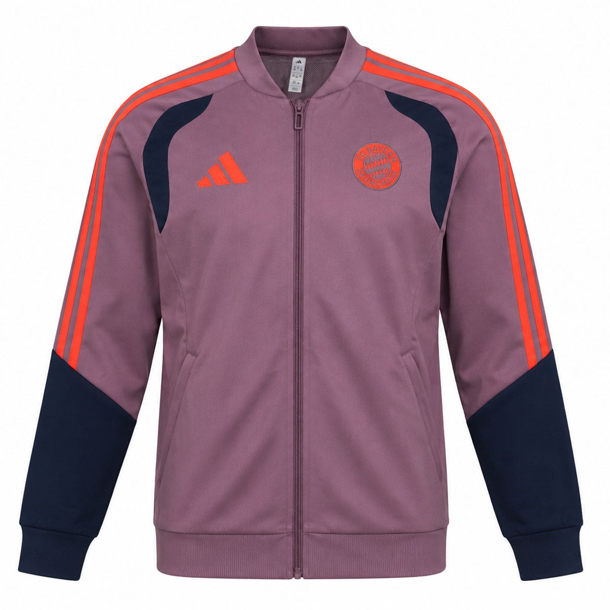 Adidas Bayern München Europees Presentatie Trainingsjack 2026-2027 Kids Lichtpaars Zwart Rood Adidas Bayern München Europees Presentatie Trainingsjack 2026-2027 Kids Lichtpaars Zwart Rood