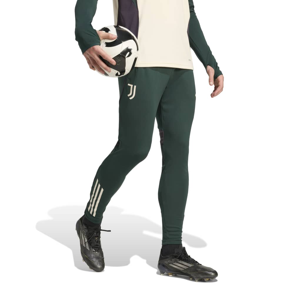 Adidas Juventus Trainingsbroek Europees 2025-2026 Groen Beige Zwart