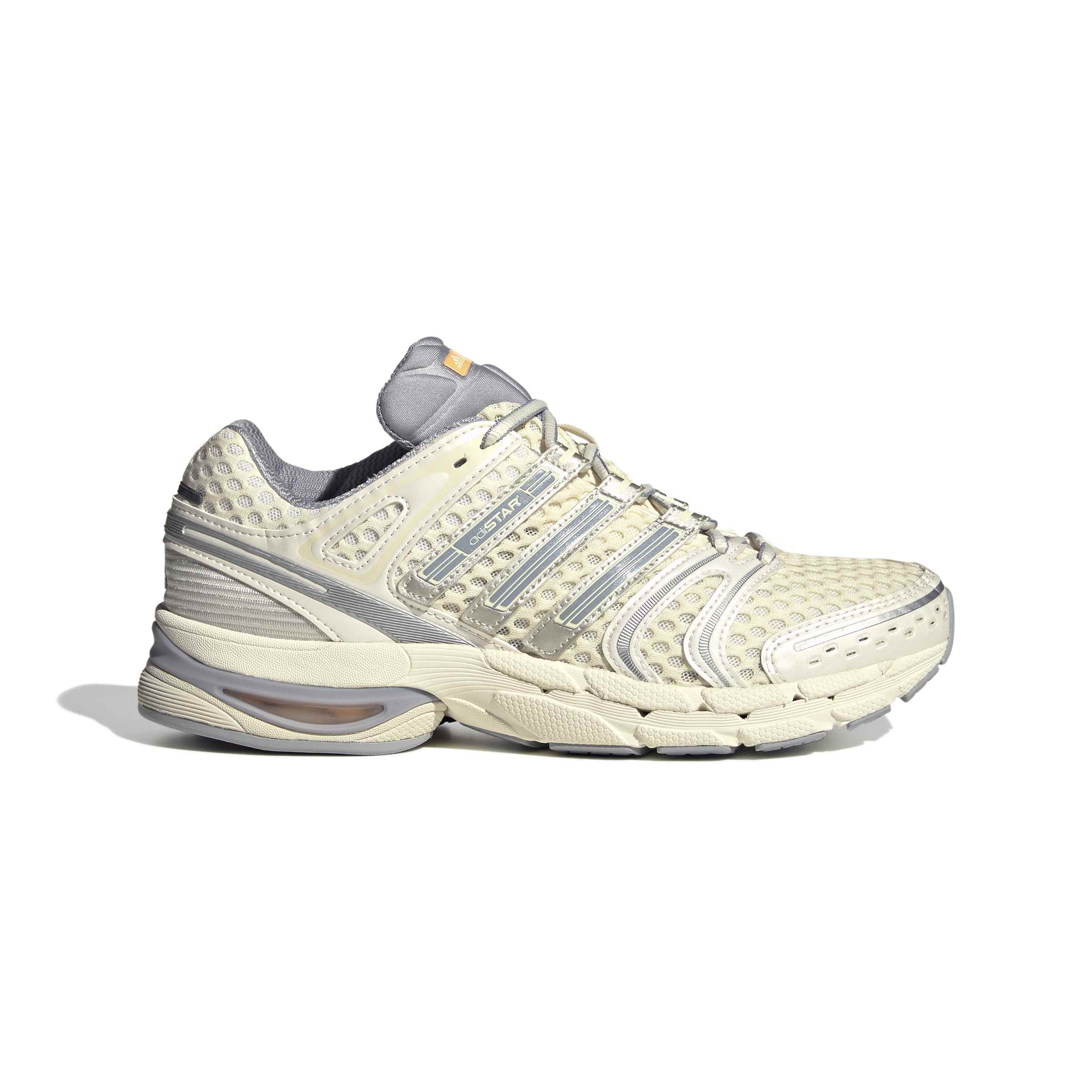 Adidas Adistar Control 5 Sneakers Cloud White Halo Silver Oranje Adidas Adistar Control 5 Sneakers Cloud White Halo Silver Oranje