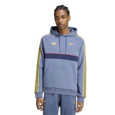 Adidas Arsenal Originals Hoodie Donkerblauw Lichtoranje