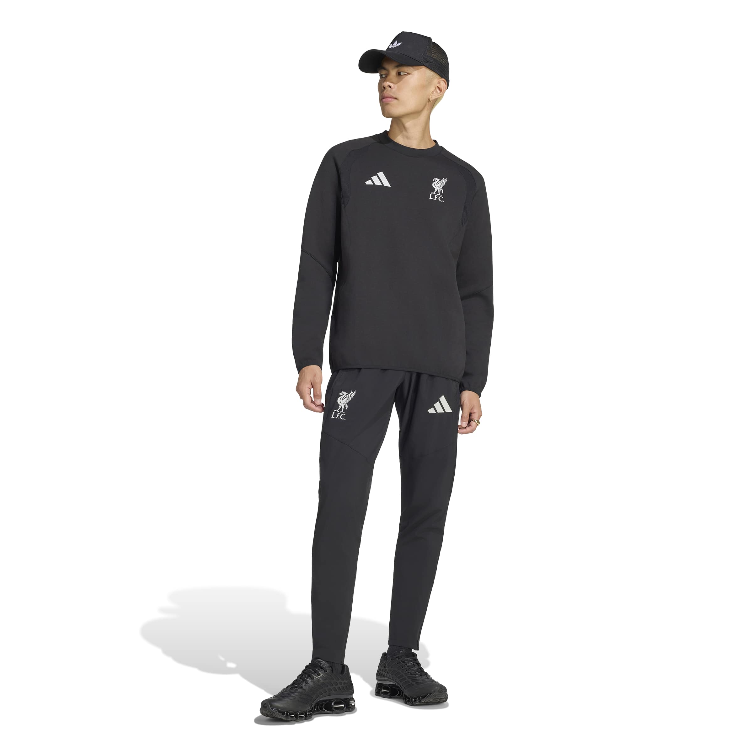 Adidas Liverpool Tiro Travel Crew Sweater 2026-2027 Zwart Wit Adidas Liverpool Tiro Travel Crew Sweater 2026-2027 Zwart Wit - foto 5