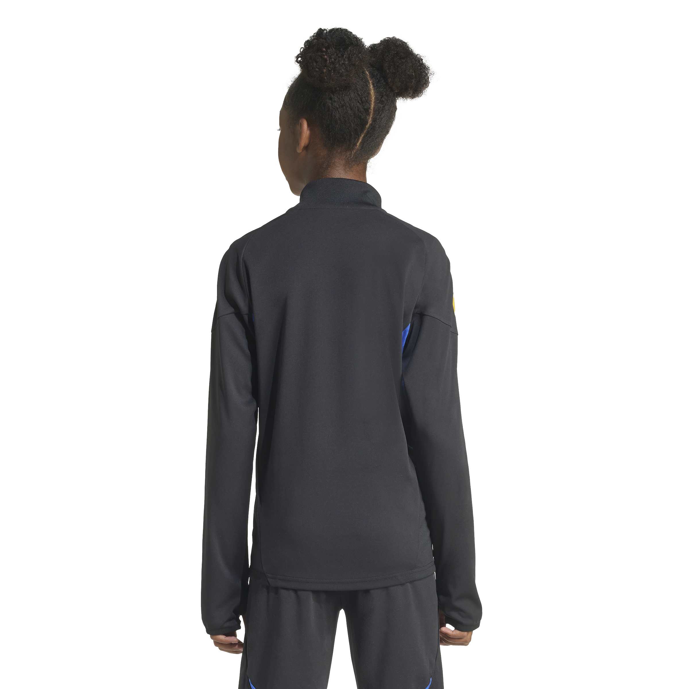 Adidas Manchester United Trainingspak 1/4-Zip 2025-2026 Kids Zwart Blauw Geel Adidas Manchester United Trainingspak 1/4-Zip 2025-2026 Kids Zwart Blauw Geel - foto 3