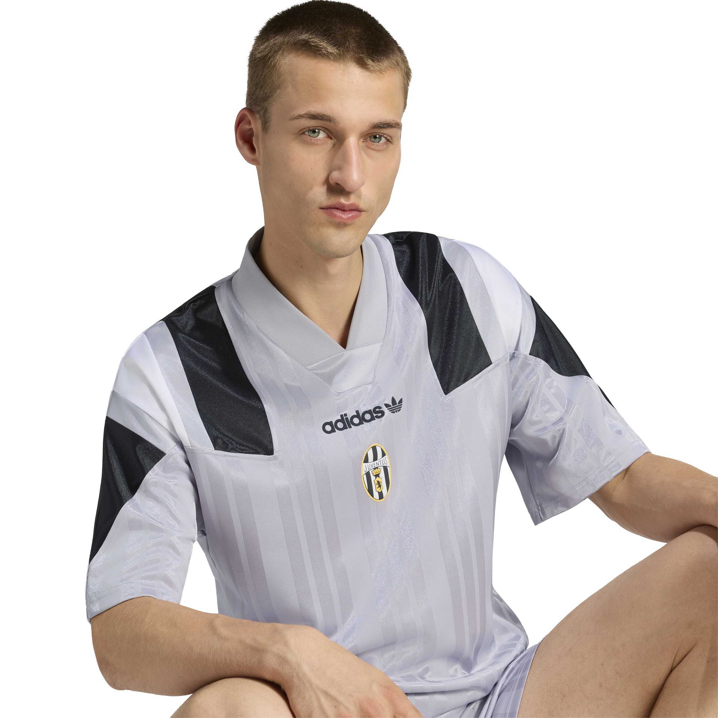 Adidas Juventus EQT T-Shirt Grijs Zwart Wit Adidas Juventus EQT T-Shirt Grijs Zwart Wit - foto 3