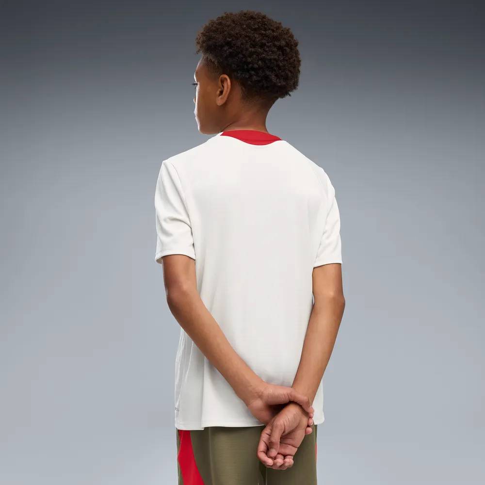 PUMA AC Milan Trainingsshirt 2026-2027 Kids Lichtgrijs Rood PUMA AC Milan Trainingsshirt 2026-2027 Kids Lichtgrijs Rood - Afbeelding 2