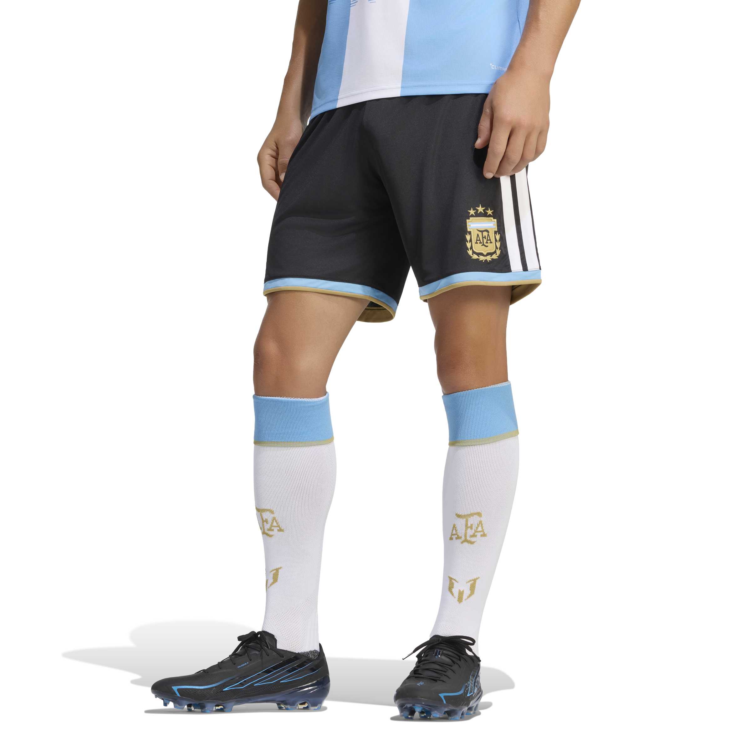 Adidas Argentinië Wedstrijdbroekje Lionel Messi 10 Adidas Argentinië Wedstrijdbroekje Lionel Messi 10