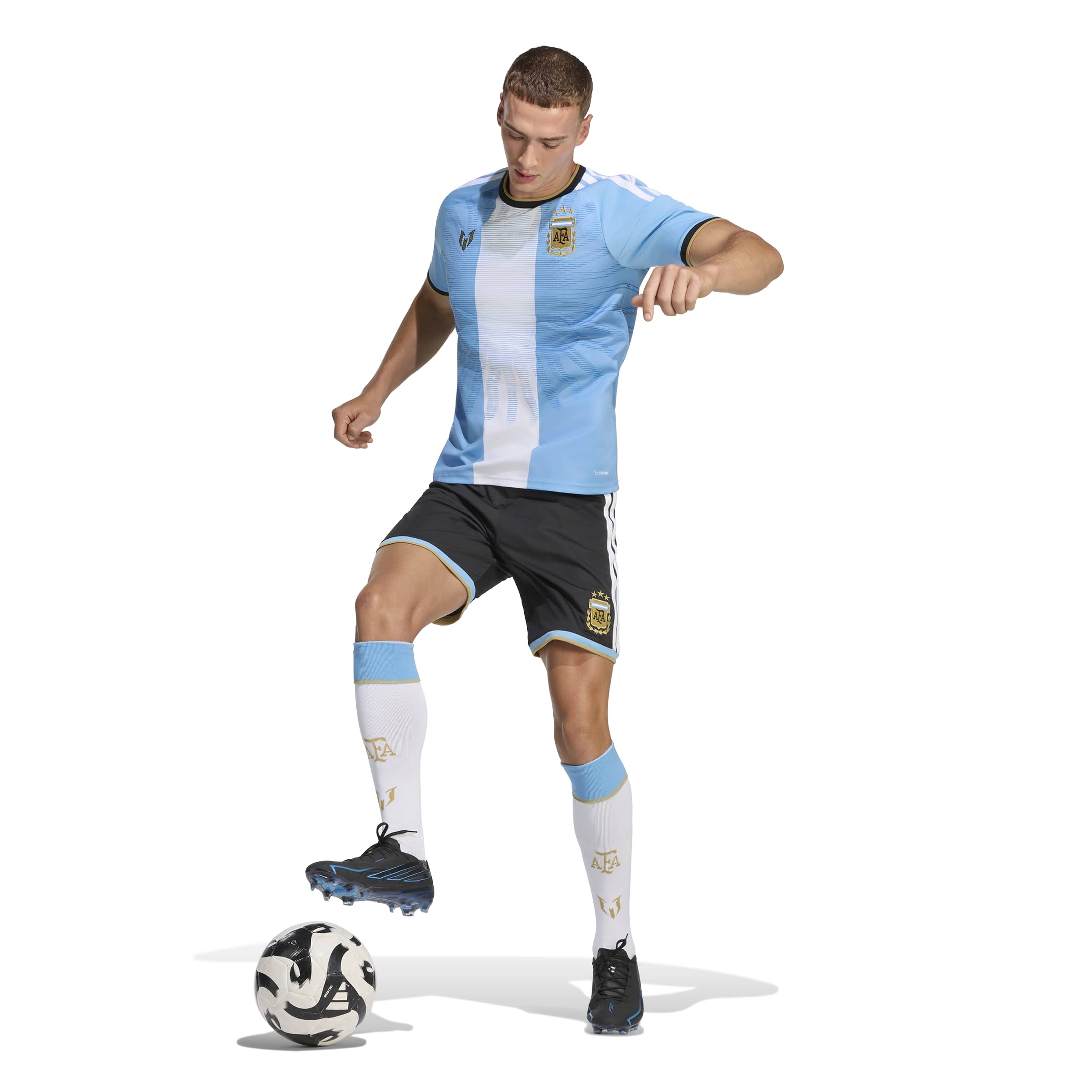 Adidas Argentinië Wedstrijdbroekje Lionel Messi 10 Adidas Argentinië Wedstrijdbroekje Lionel Messi 10 - Afbeelding 6