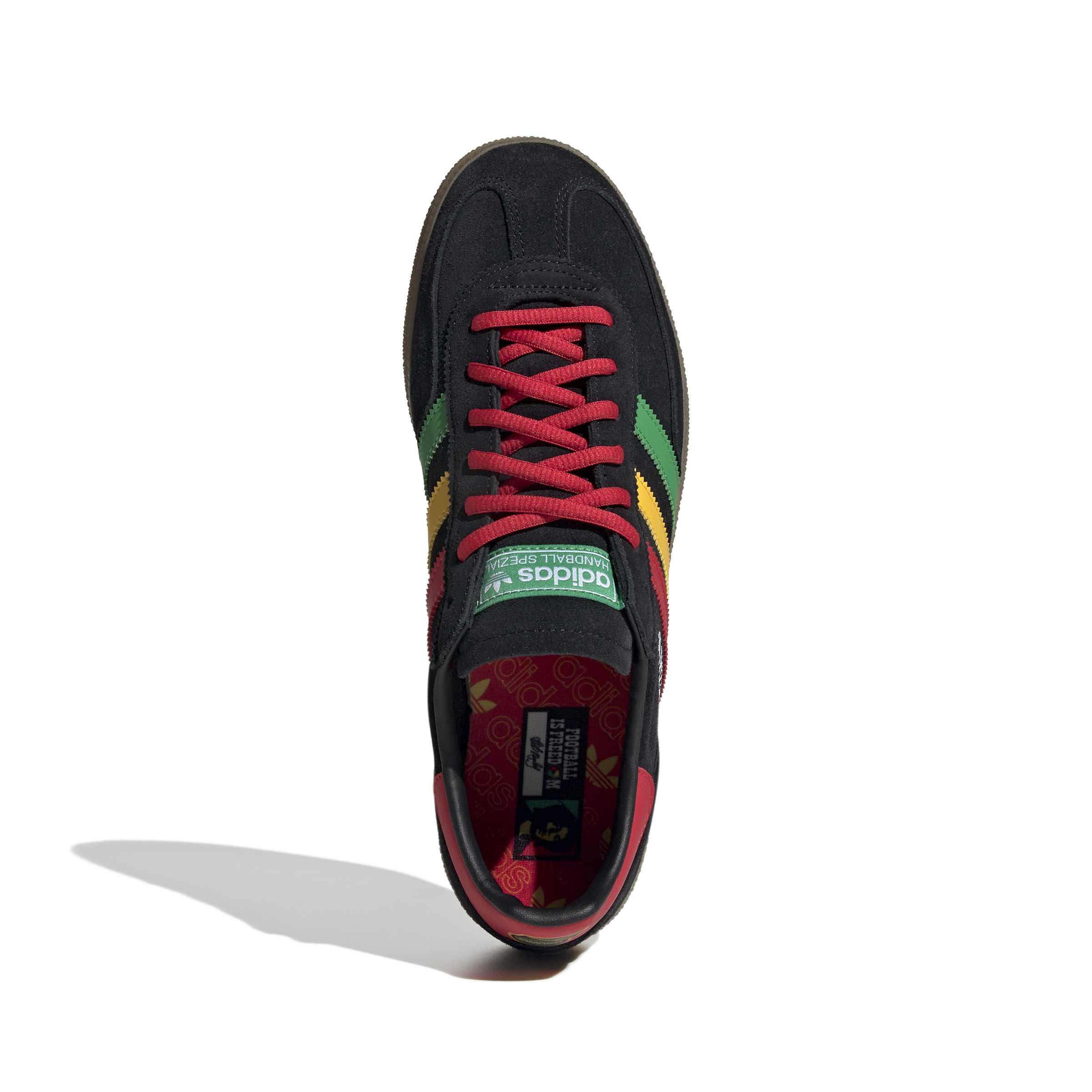 Adidas Handball Spezial Jamaica Sneakers Zwart Rood Geel Adidas Handball Spezial Jamaica Sneakers Zwart Rood Geel - foto 3