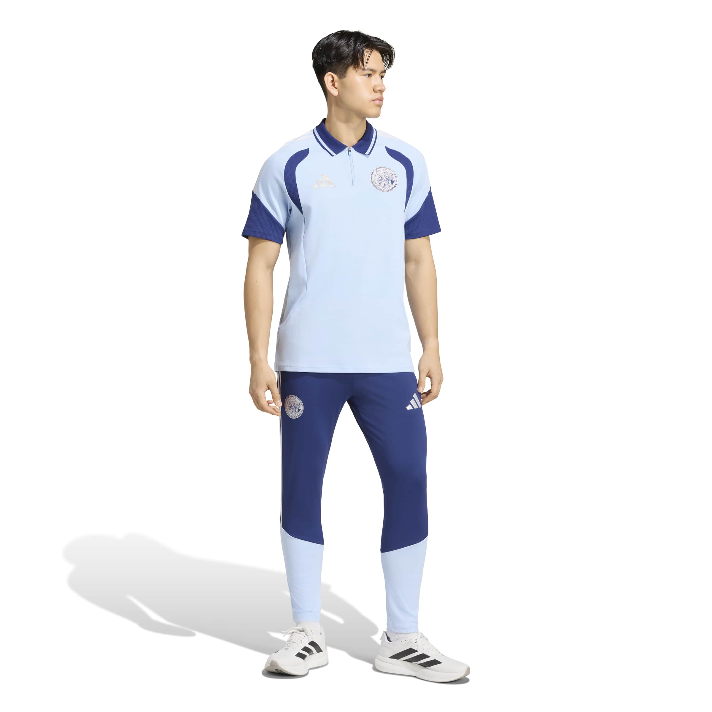 Adidas Ajax Polo 2026-2027 Lichtblauw Donkerblauw Adidas Ajax Polo 2026-2027 Lichtblauw Donkerblauw - Afbeelding 6