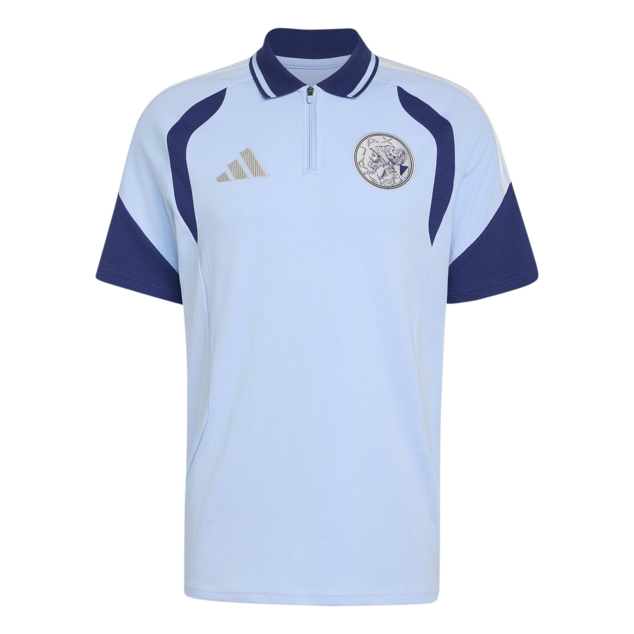 Adidas Ajax Polo 2026-2027 Lichtblauw Donkerblauw Adidas Ajax Polo 2026-2027 Lichtblauw Donkerblauw - Afbeelding 7