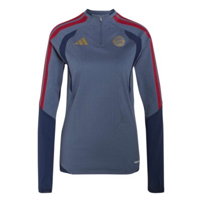 Adidas Bayern München Trainingspak 1/4-Zip 2026-2027 Dames Donkerblauw Rood Goud - foto 2