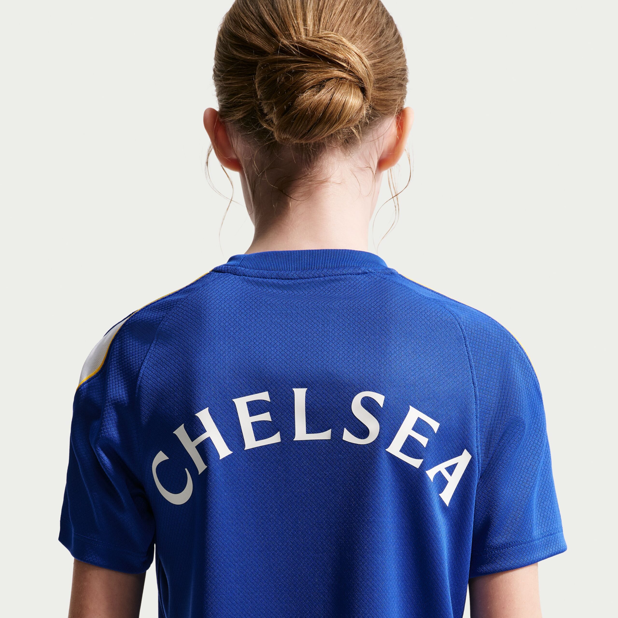 Nike Chelsea Strike Trainingsshirt 2026-2027 Kids Blauw Goudgeel Wit Nike Chelsea Strike Trainingsset 2026-2027 Kids Blauw Donkerblauw Goudgeel Wit - foto 4