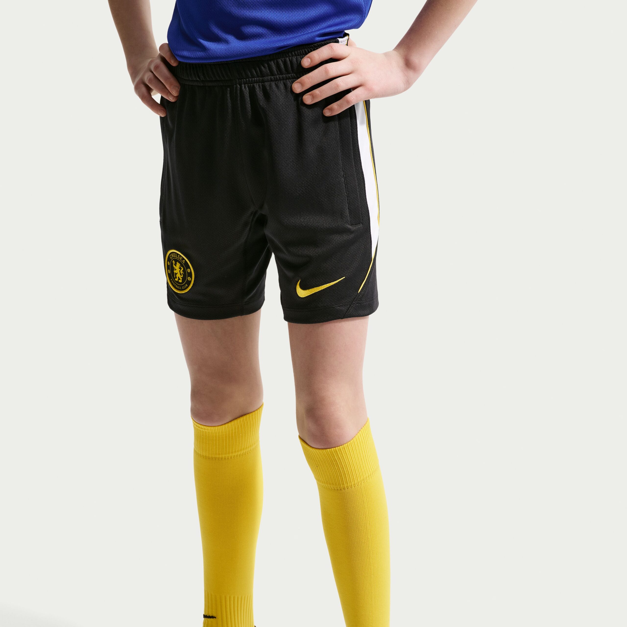 Nike Chelsea Strike Trainingsbroekje 2026-2027 Kids Donkerblauw Wit Goudgeel Nike Chelsea Strike Trainingsbroekje 2026-2027 Kids Donkerblauw Wit Goudgeel - foto 3