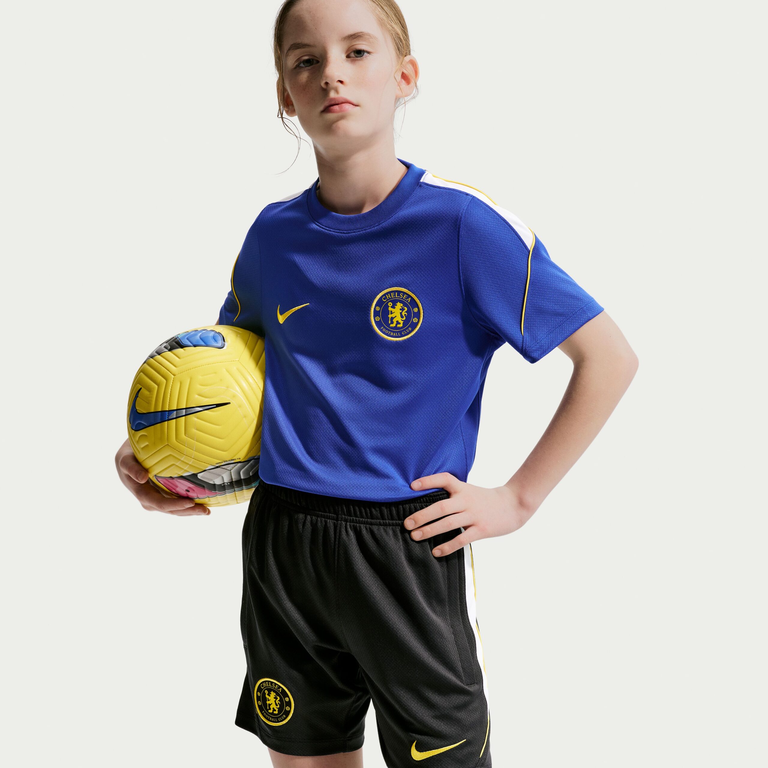 Nike Chelsea Strike Trainingsbroekje 2026-2027 Kids Donkerblauw Wit Goudgeel Nike Chelsea Strike Trainingsbroekje 2026-2027 Kids Donkerblauw Wit Goudgeel - foto 4