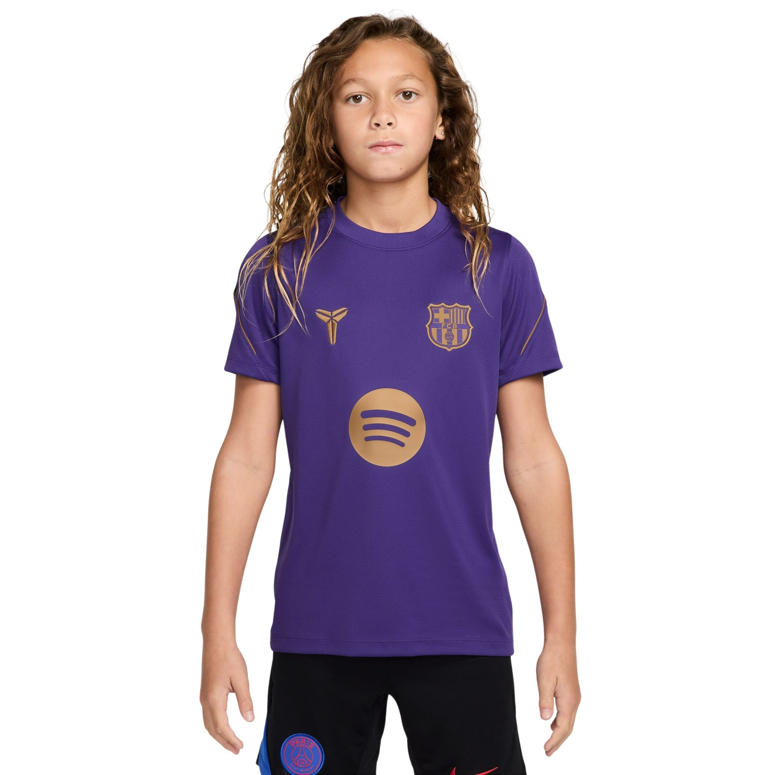 Nike FC Barcelona Strike Trainingsshirt 2026-2027 Kids Paars Goud Zwart Nike FC Barcelona Strike Trainingsshirt 2026-2027 Kids Paars Goud Zwart - foto 2