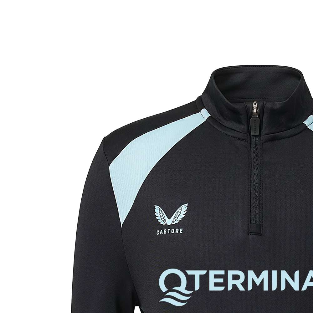 Castore Feyenoord Trainingstrui 1/4-Zip 2026-2027 Kids Zwart Lichtblauw Castore Feyenoord Trainingspak 1/4-Zip 2026-2027 Kids Zwart Lichtblauw - foto 4
