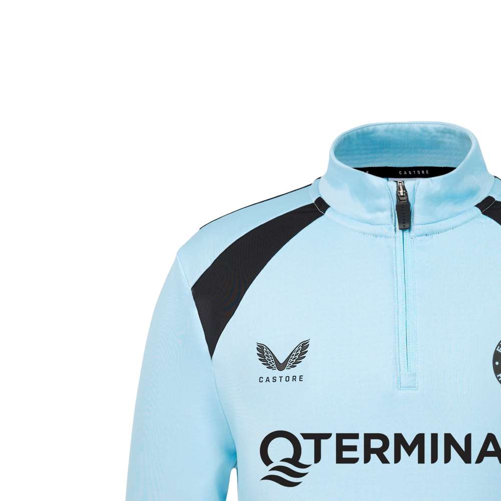 Castore Feyenoord Trainingstrui 1/4-Zip 2026-2027 Lichtblauw Zwart Castore Feyenoord Trainingspak 1/4-Zip 2026-2027 Lichtblauw Zwart - foto 4