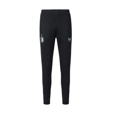 Castore Feyenoord Trainingsbroek 2026-2027 Kids Zwart Lichtblauw