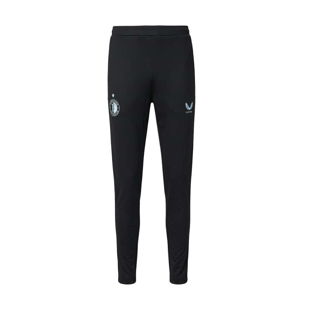 Castore Feyenoord Trainingsbroek 2026-2027 Zwart Lichtblauw Castore Feyenoord Trainingspak 1/4-Zip 2026-2027 Zwart Lichtblauw - foto 7