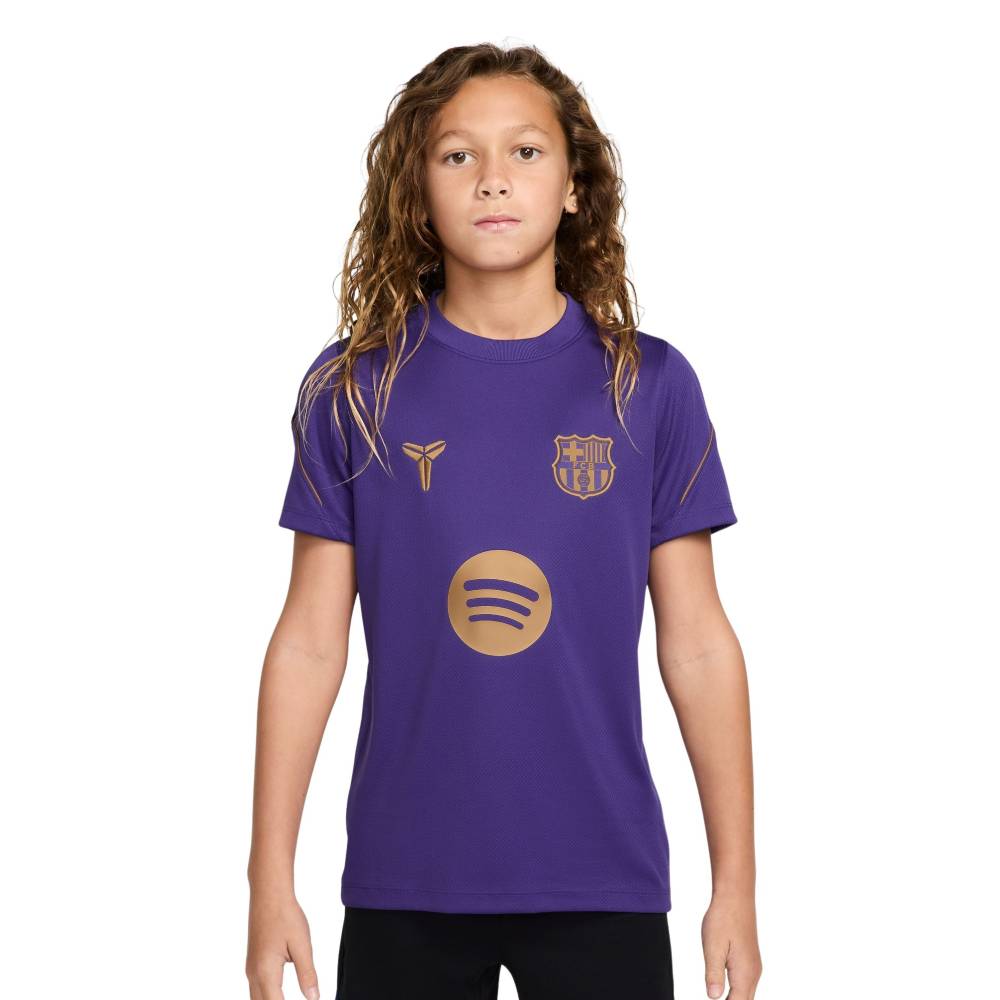 Nike FC Barcelona Strike Trainingsshirt 2026-2027 Kids Paars Goud Zwart Nike FC Barcelona Strike Trainingsset 2026-2027 Kids Paars Zwart Goud - foto 2