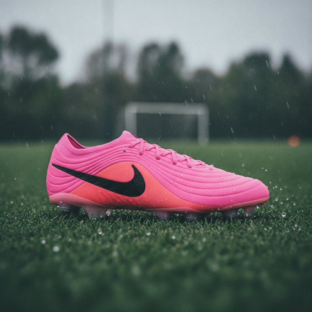 Nike Tiempo Maestro Elite IJzeren-Nop Voetbalschoenen (SG) Felroze Zwart Nike Tiempo Maestro Elite IJzeren-Nop Voetbalschoenen (SG) Felroze Zwart - Afbeelding 6