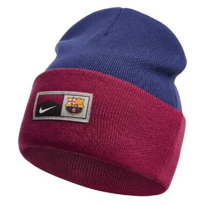 Nike FC Barcelona Peak Beanie 2026-2027 Blauw Rood