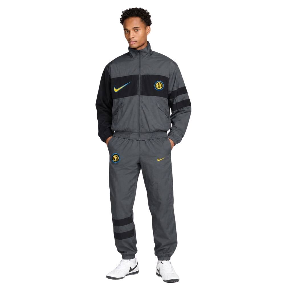 Nike Inter Milan Repel I96 Trainingspak 2026-2027 Grijs Zwart Geel Nike Inter Milan Repel I96 Trainingspak 2026-2027 Grijs Zwart Geel